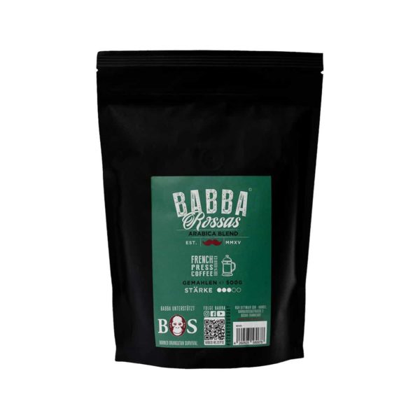 Babba Rossas Arabica Blend French Press Coffee